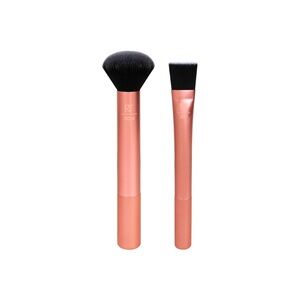 REAL TECHNIQUES FLAWLESS FACE MAKEUP BRUSH DUO SET